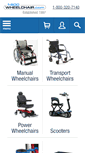 Mobile Screenshot of 1800wheelchair.com